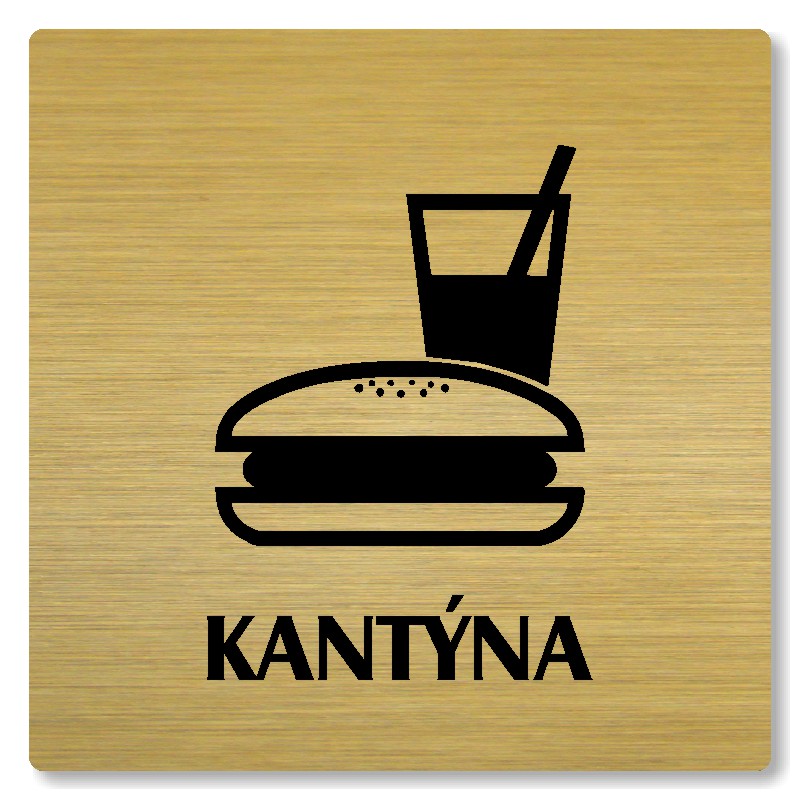 Kantýna, 148x148mm, zlatá, Nevada